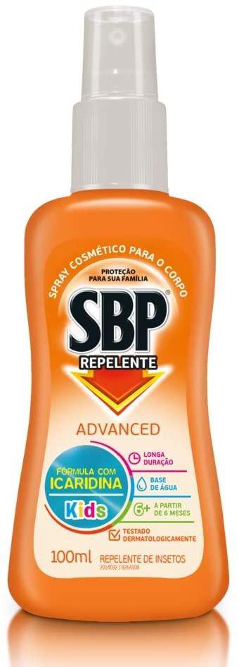 Repelente Infantil Spray Sbp Advanced Kids C/ Icaridina 100Ml