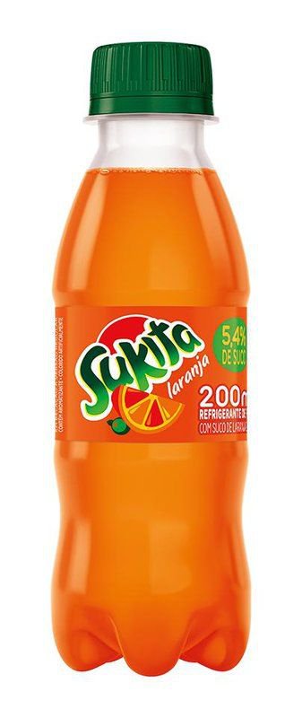 Refrig Sukita Laranja 200Ml Garrafa Pack C/12