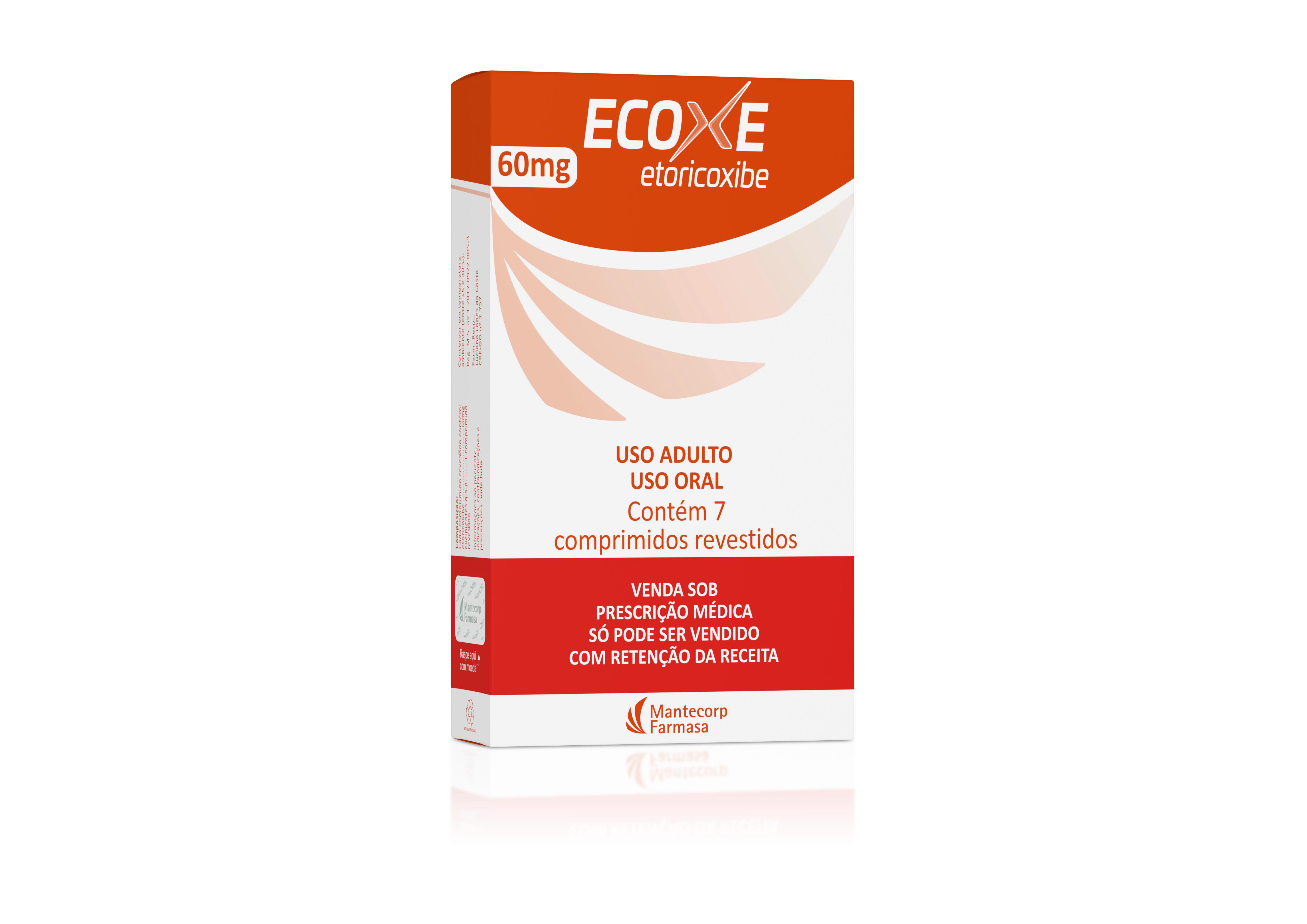 Ecoxe Etoricoxibe 60Mg 7 Comprimidos