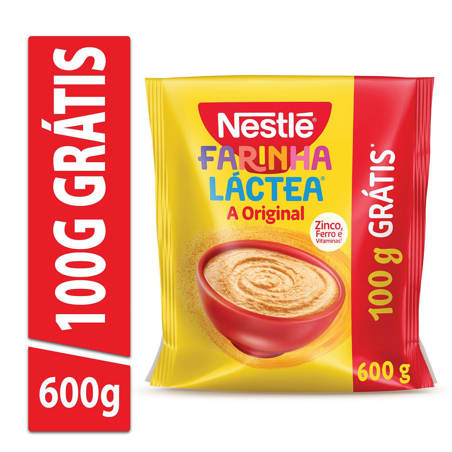 Farinha Lactea Nestle Leve 600G Pague 500G