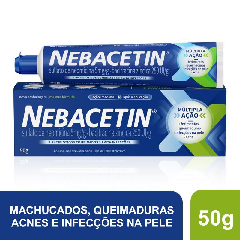 Nebacetin Pomada Para Machucados 50G