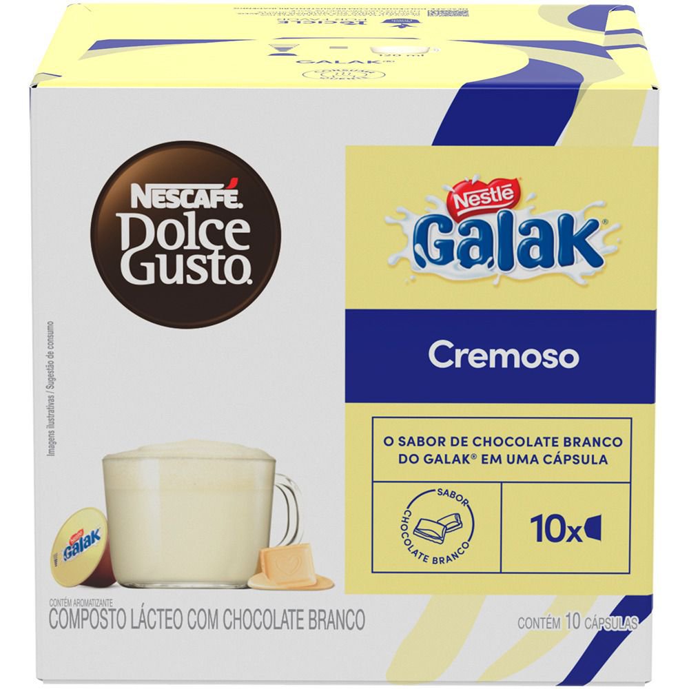 Achocolatado Em Capsula Nescafe Dolce Gusto Galak 10 Capsulas 180G  🔥🔥
