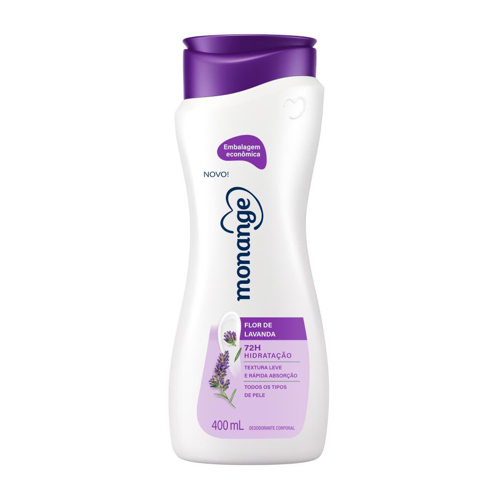Hidratante Monange Flor Lavanda Hidratacao Essencial C/ Acao Desodorante 400Ml