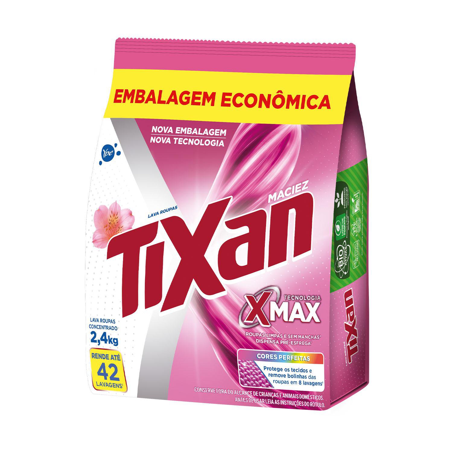 Sabao Em Po Tixan Ype Maciez Sache 2,4Kg