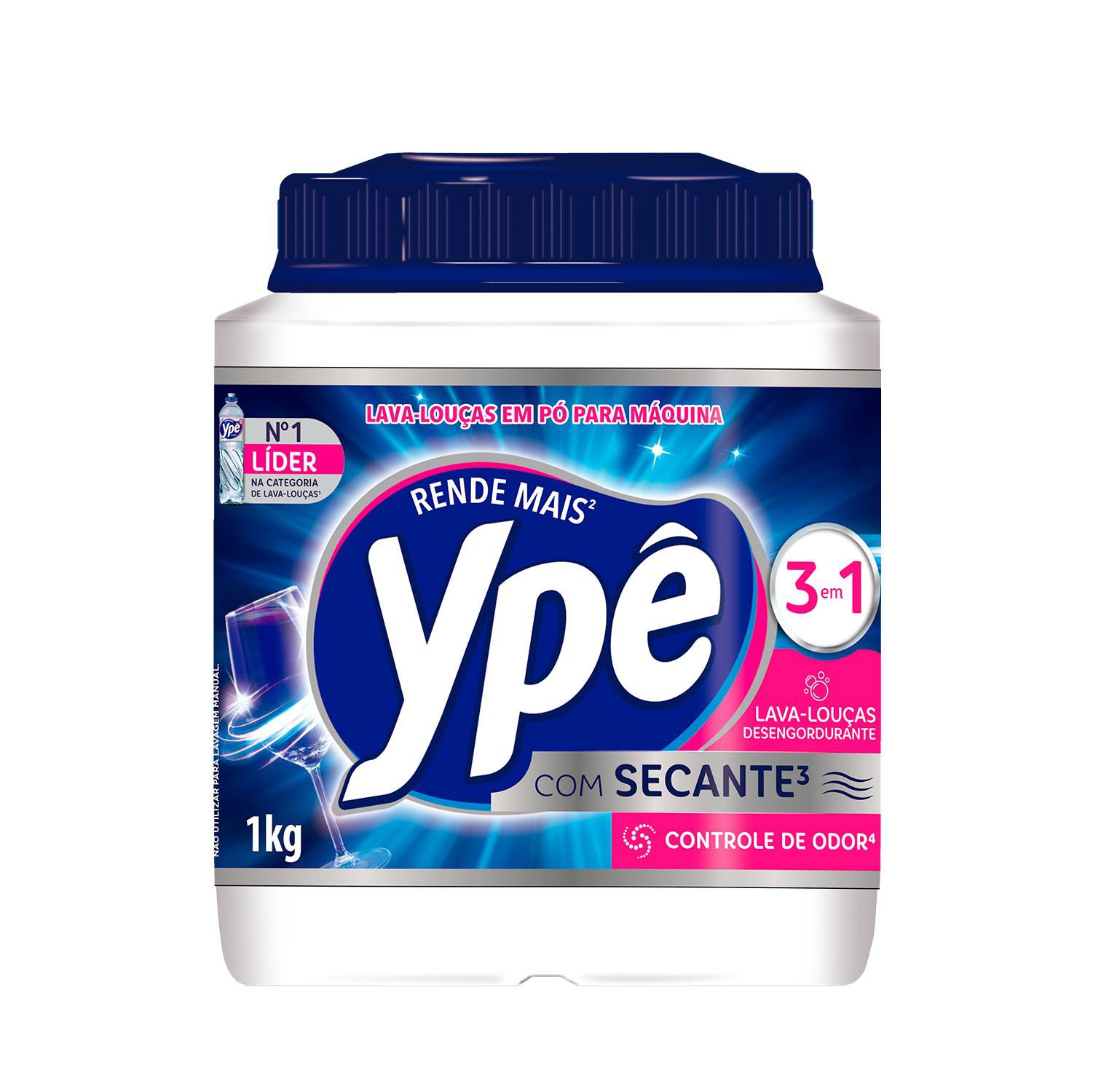 Detergente Em Po Para Maquina Lavar Loucas Ype 1Kg