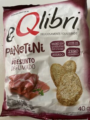 Snack Trigo Presunto Defumado Eqlibri Panetini Pacote 40G