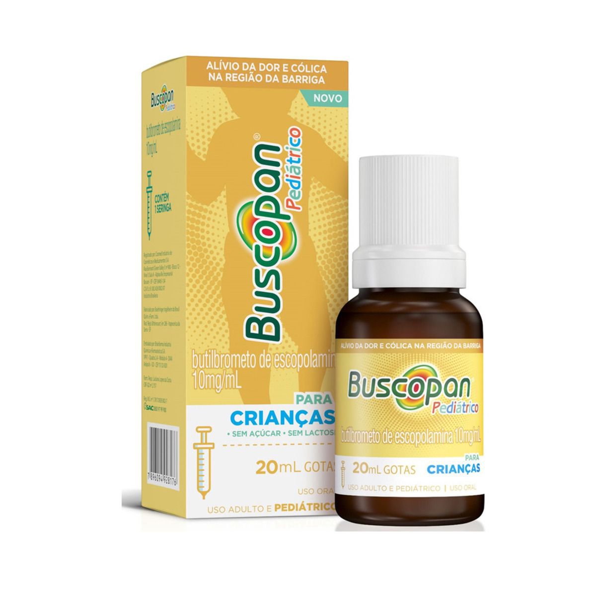 Buscopan Pediatrico Butilbrometo Escopolamina 10Mg/Ml Solucao Oral 20Ml