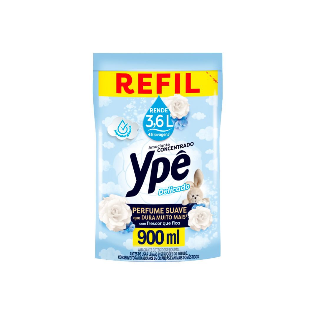 Amaciante Concentrado Ype Delicado 900Ml