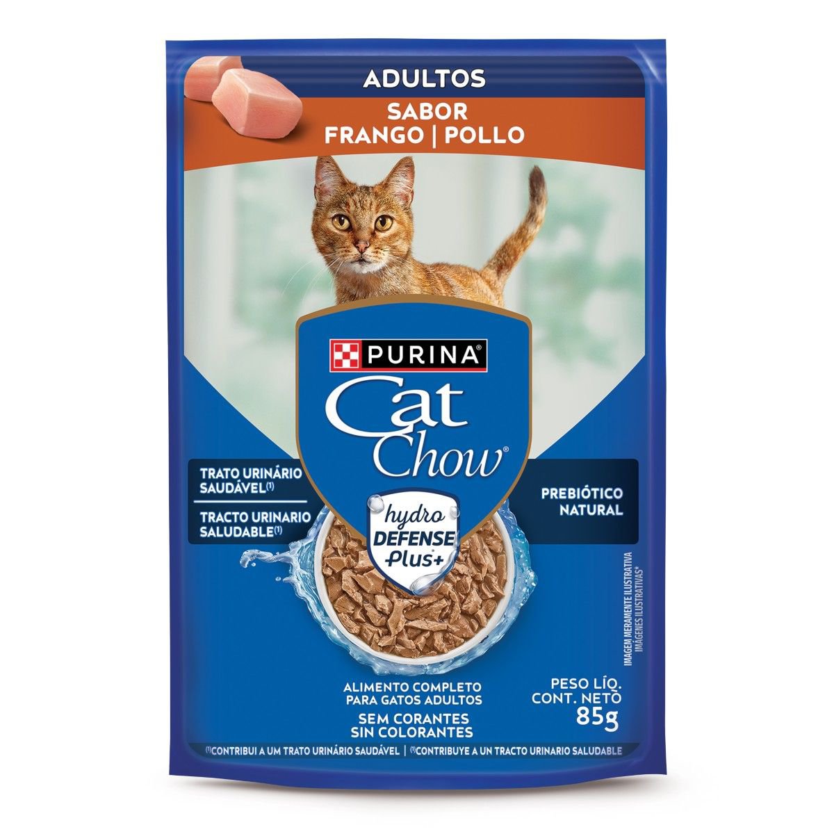 Racao Umida Purina® Cat Chow® Para Gatos Adultos Frango 85G