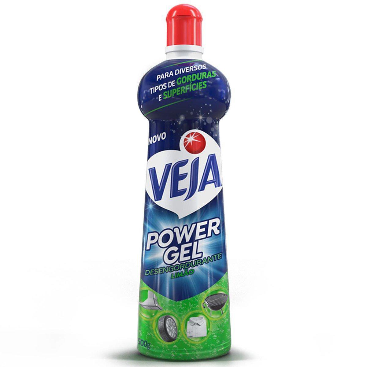 Desengordurante Veja Gel Poderoso Limao 500Ml
