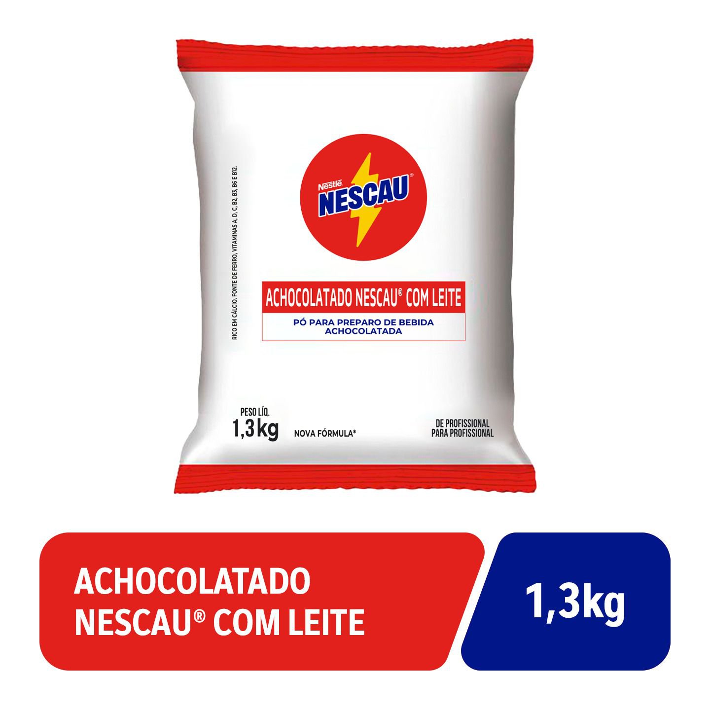 Achocolatado Nescau® Para Nescafe® 1,3Kg (Cx Contem 6Un.)