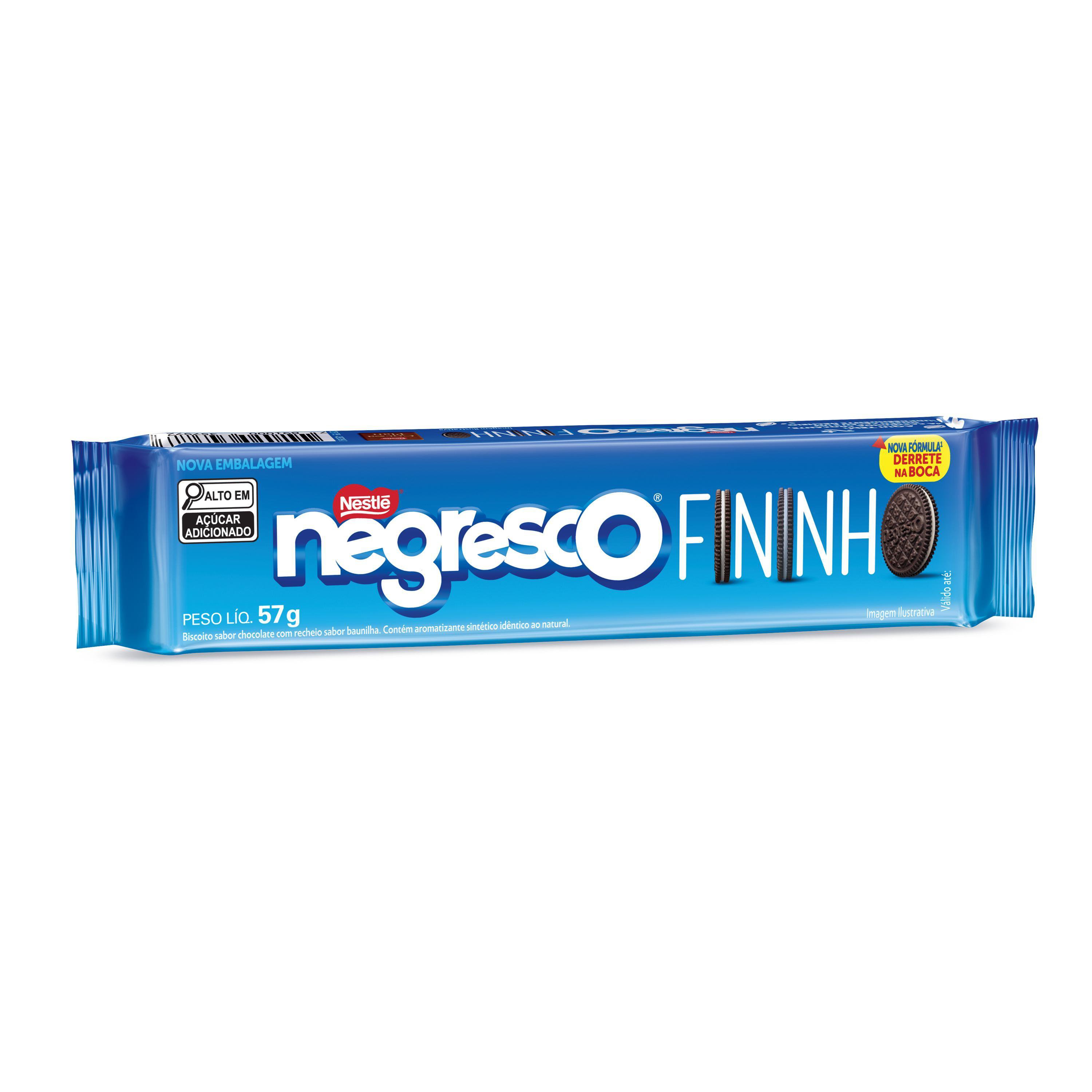 Biscoito Recheado Negresco Fininho 57G
