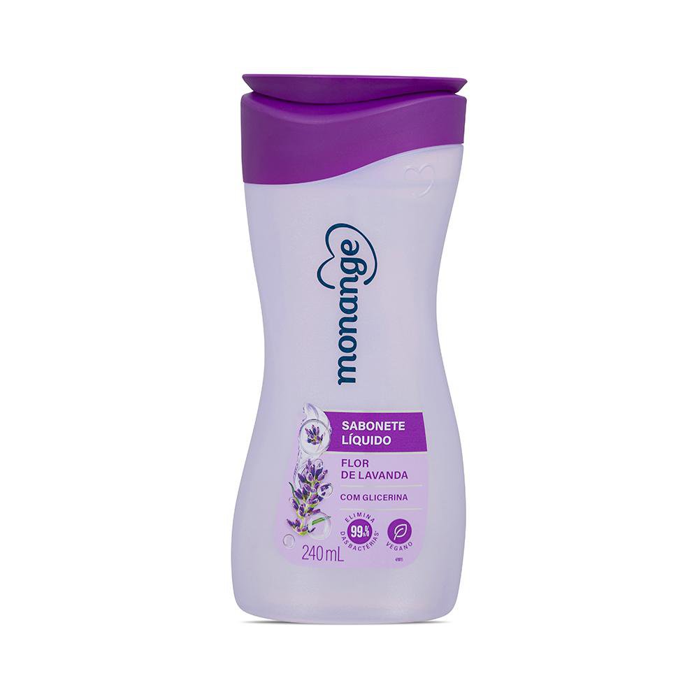 Sabonete Liquido Monange Flor Lavanda 240Ml