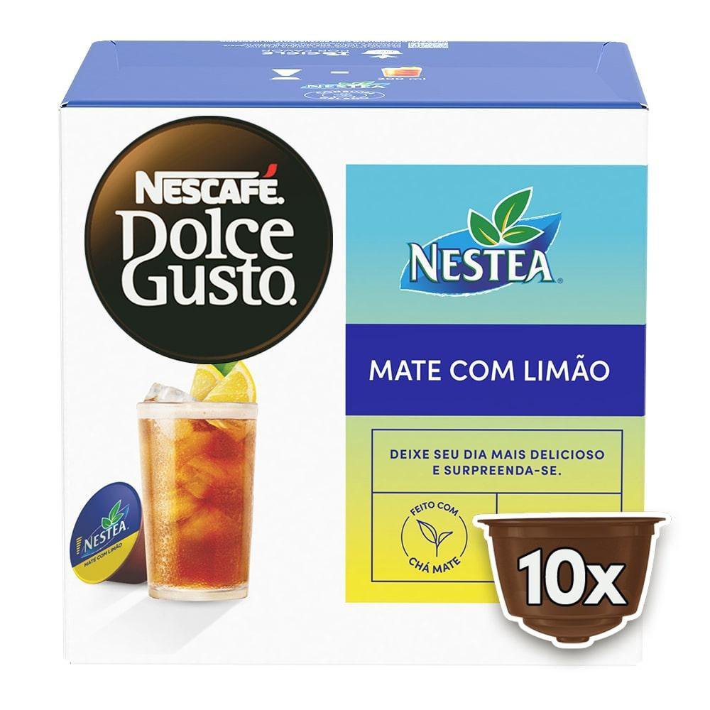 Nescafe Dolce Gusto Cha Mate E Limao 10 Capsulas 80G