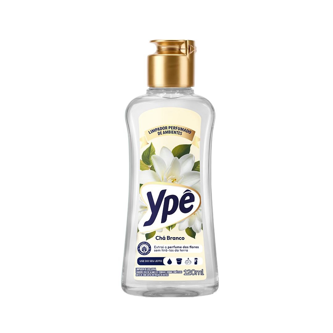 Limpador Perfumado Ambientes Ype Cha Branco 120Ml
