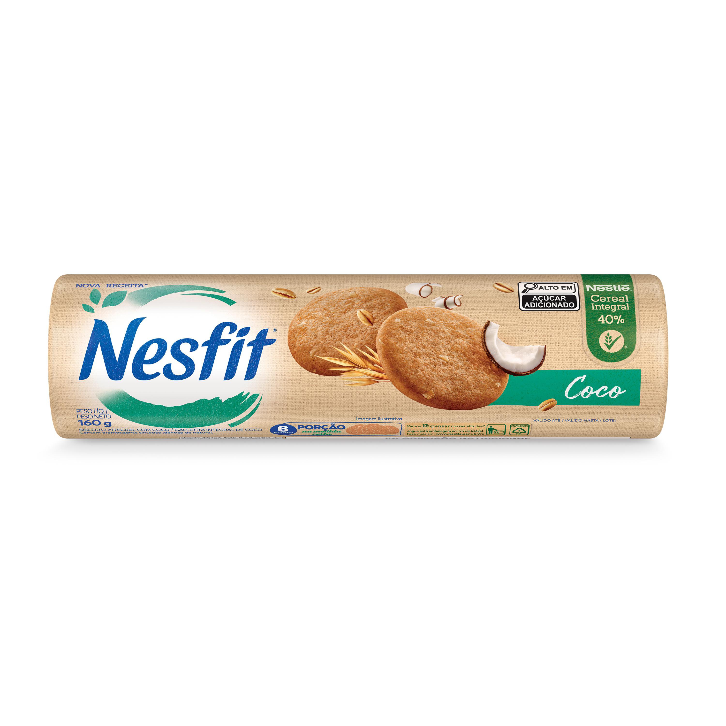 Biscoito Nesfit Coco 160G