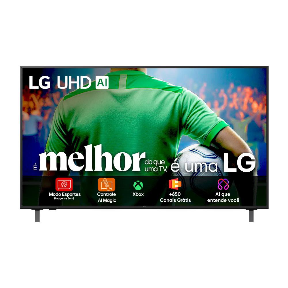 Smart Tv Lg Uhd Ai Ua85 55 Polegadas Hdr10 Pro Processador Î7 Ai Ger 8 Webos 25 - 55Ua8550Psa