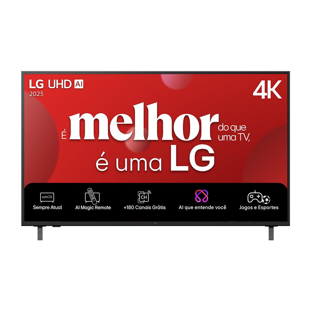 Smart Tv Lg Uhd Ai Ua85 55 Polegadas Hdr10 Pro Processador Î7 Ai Ger 8 Webos 25 - 55Ua8550Psa