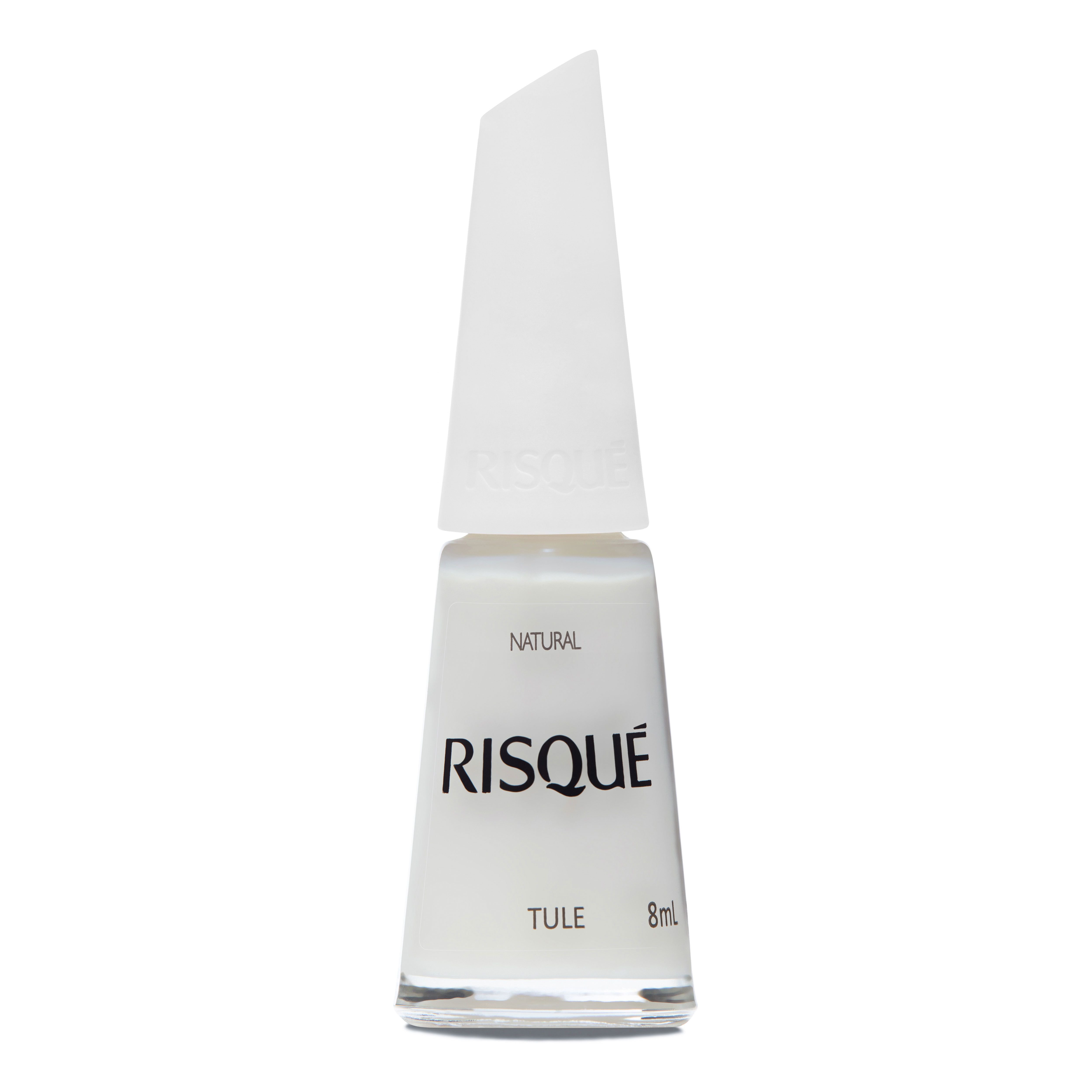 Esmalte Risque Branco Natural Tule 8Ml