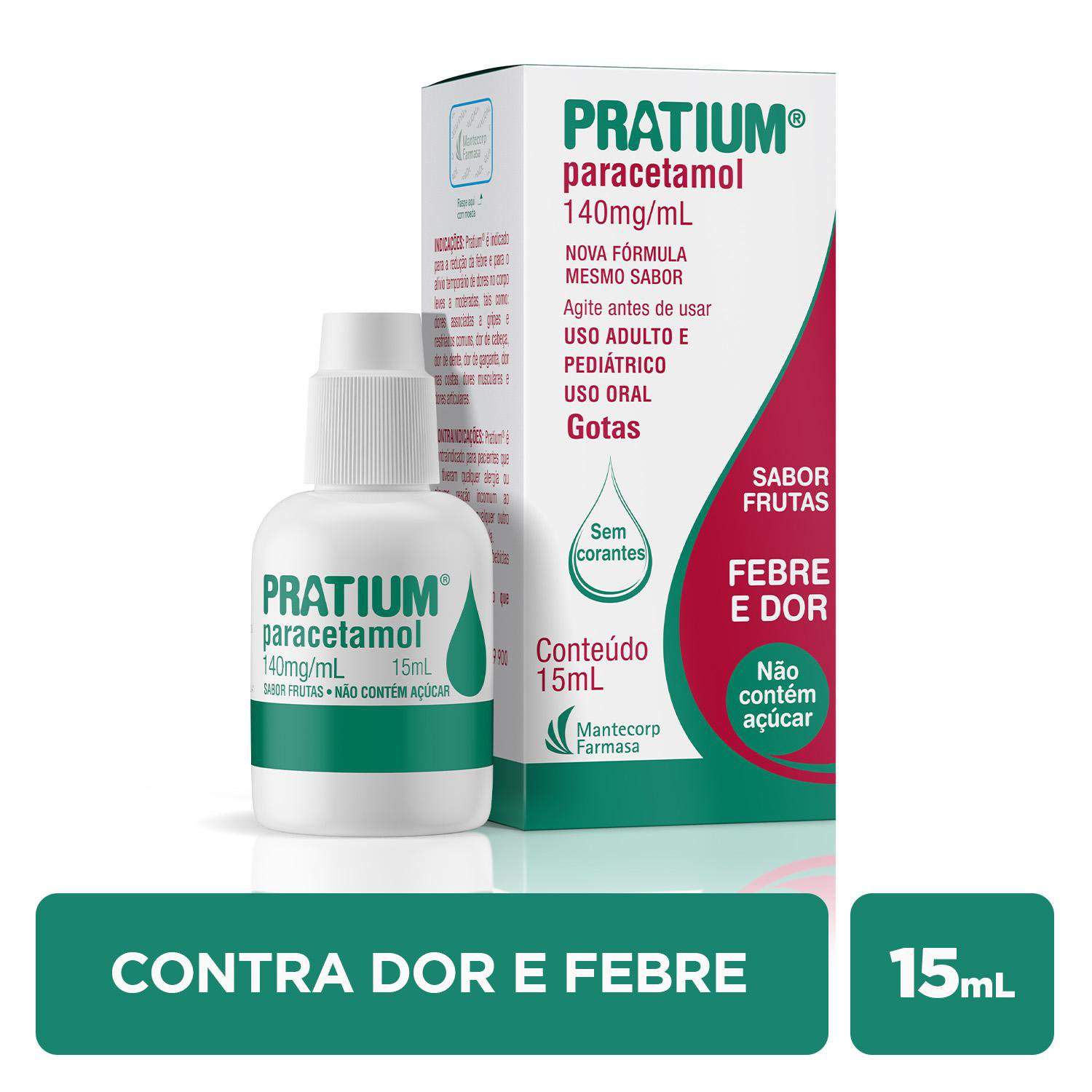 Pratium 140Mg/Paracetamol 15Ml