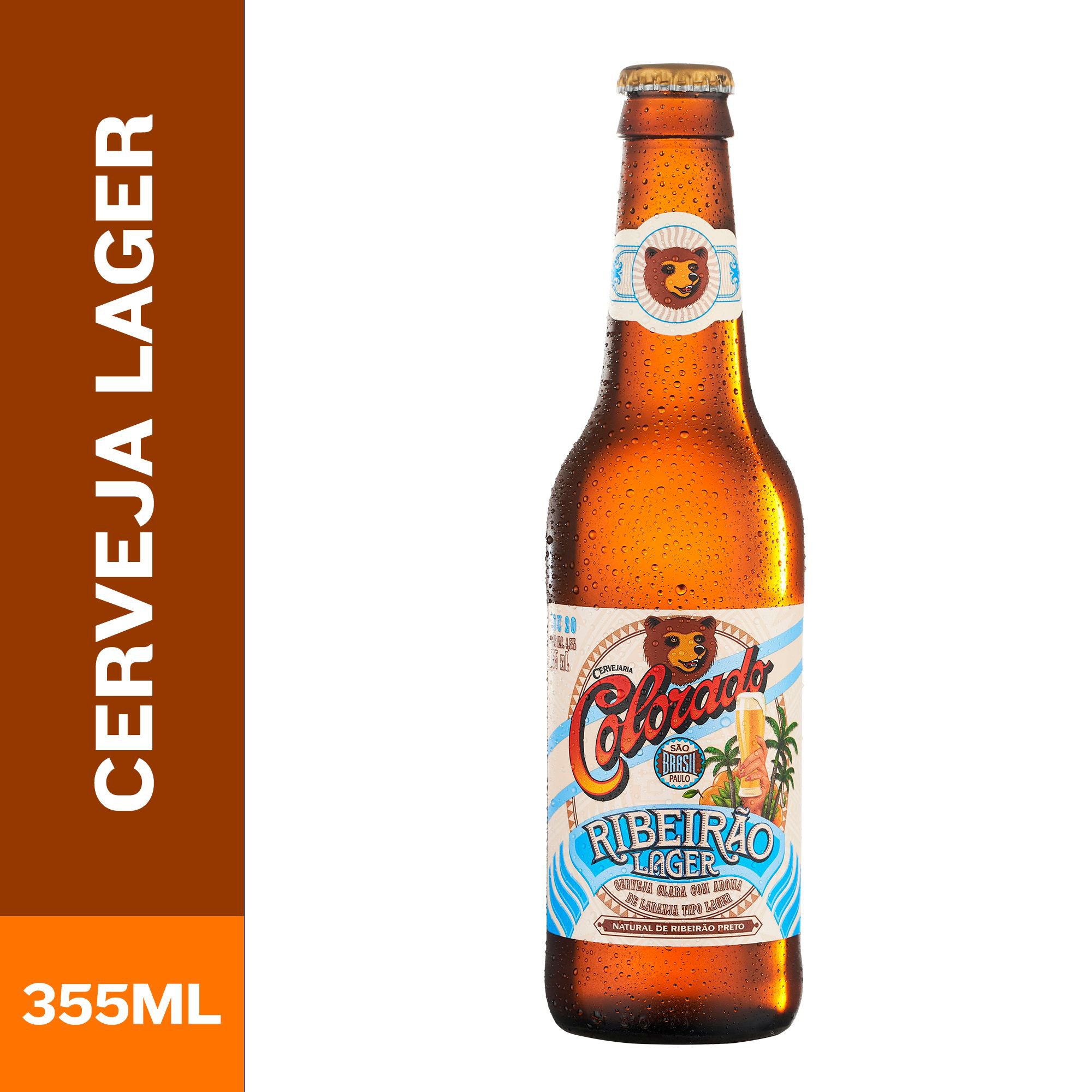 Cerveja Colorado Ribeirao Lager, 355Ml, Long Neck