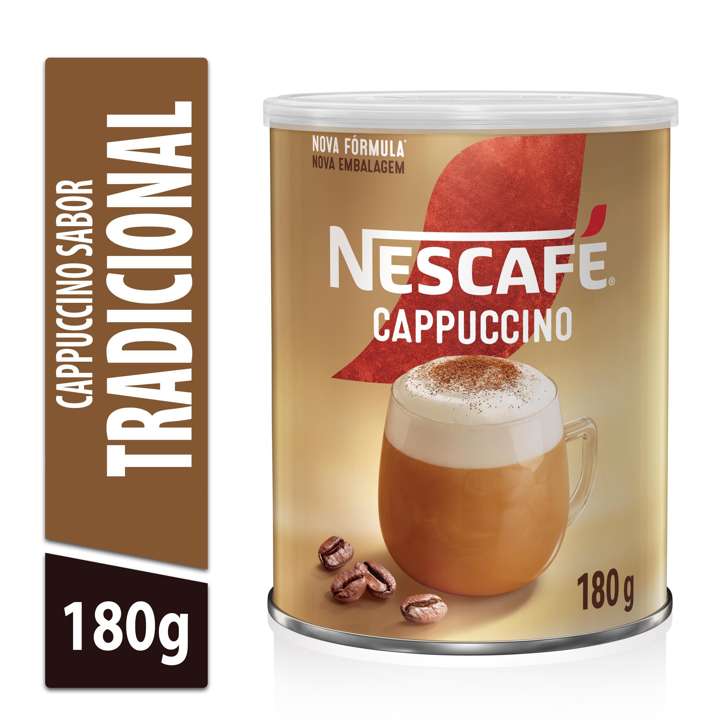 Cafe Soluvel Nescafe Cappuccino Trad Lata 180G