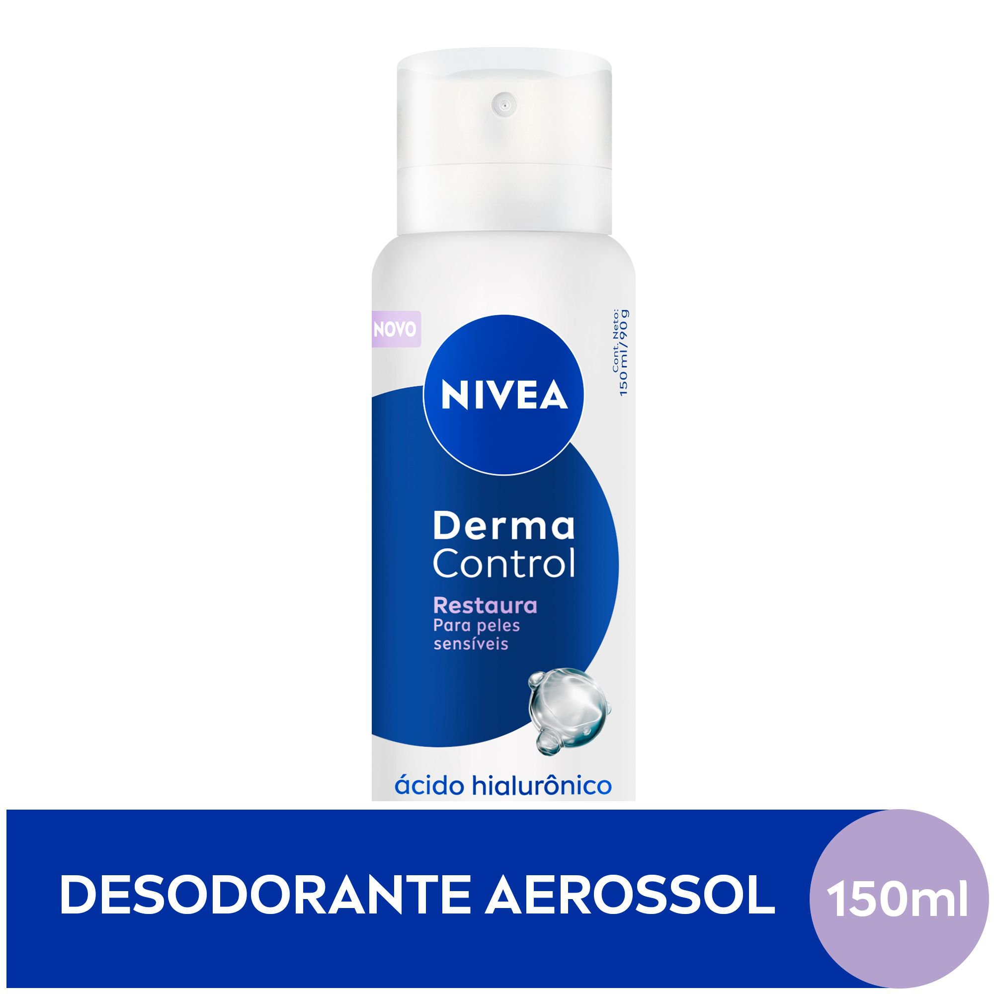 Nivea Desodorante Aerossol Derma Control Restaura 150Ml
