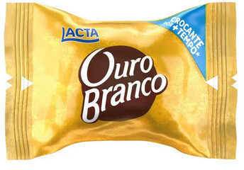 Bombom Wafer Lacta Ouro Branco Pacote 20G