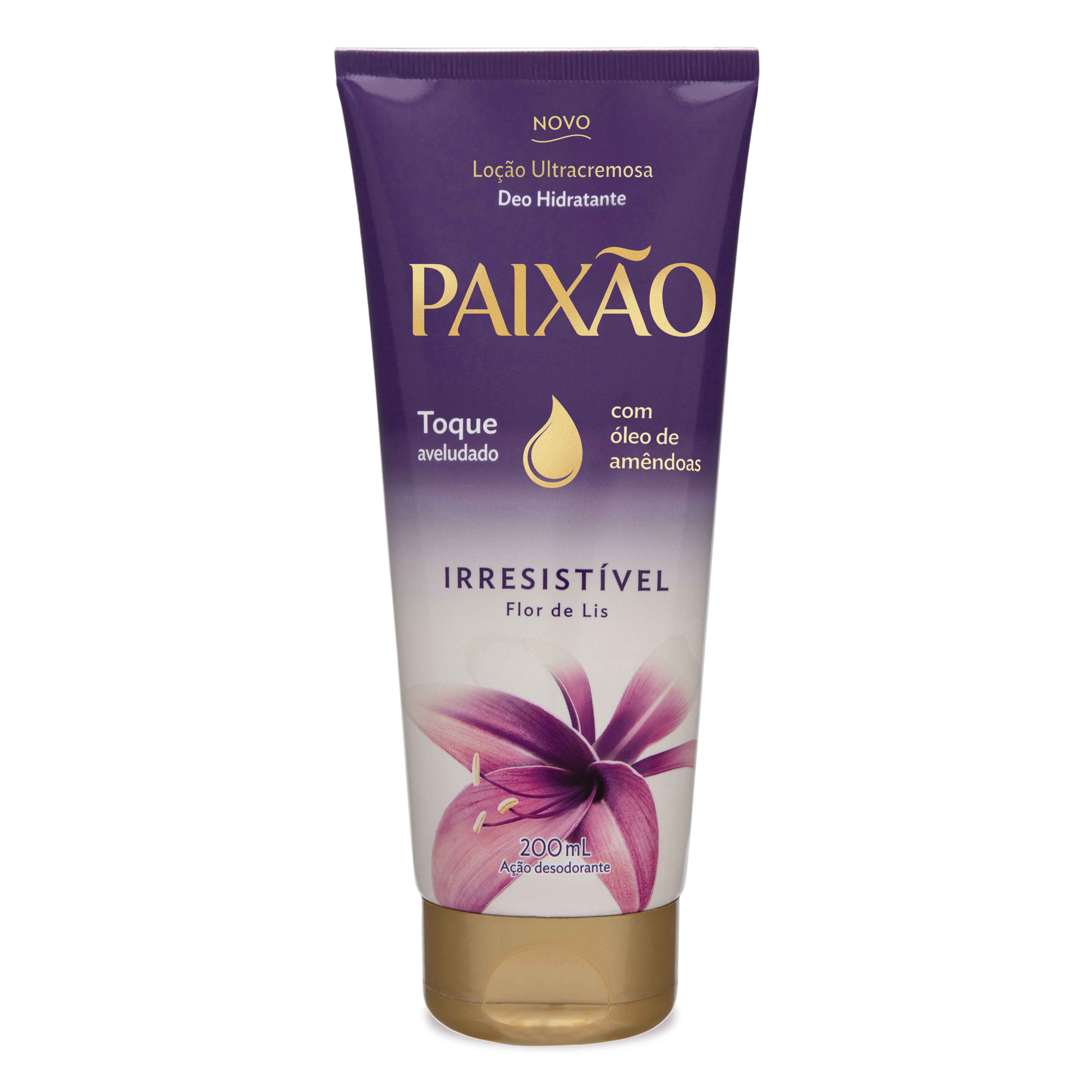 Locao Ultracremosa Deo Hidratante Paixao Irresistivel Flor Lis 200Ml