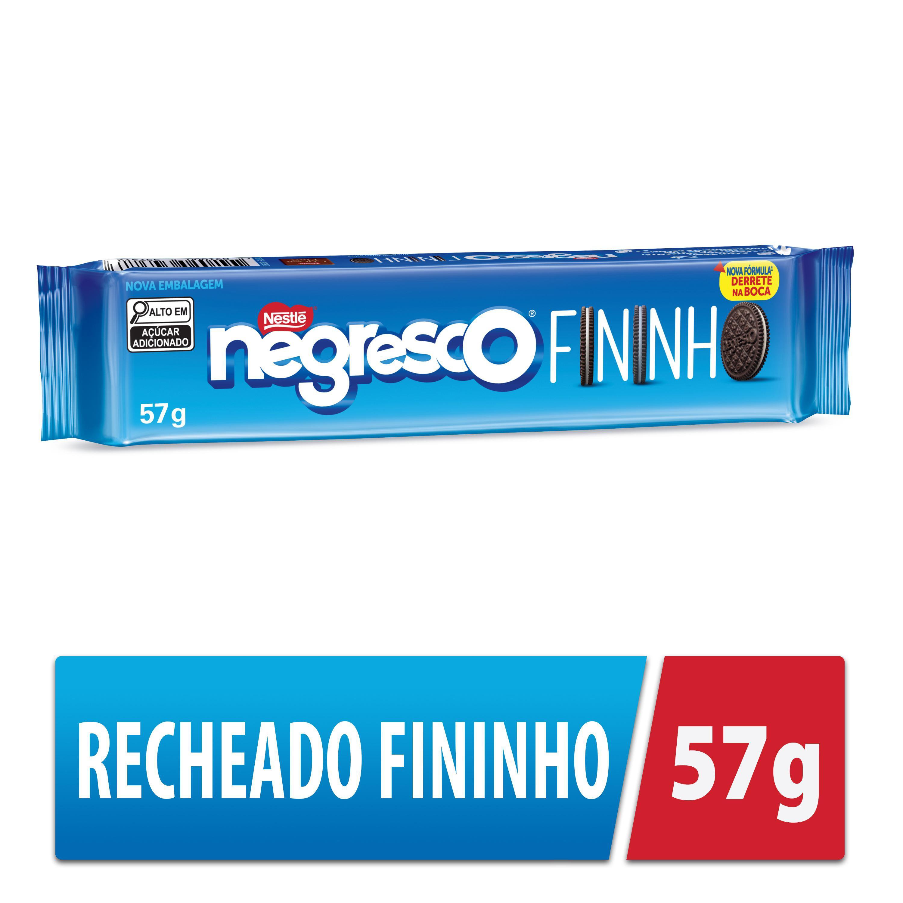 Biscoito Recheado Negresco Fininho 57G