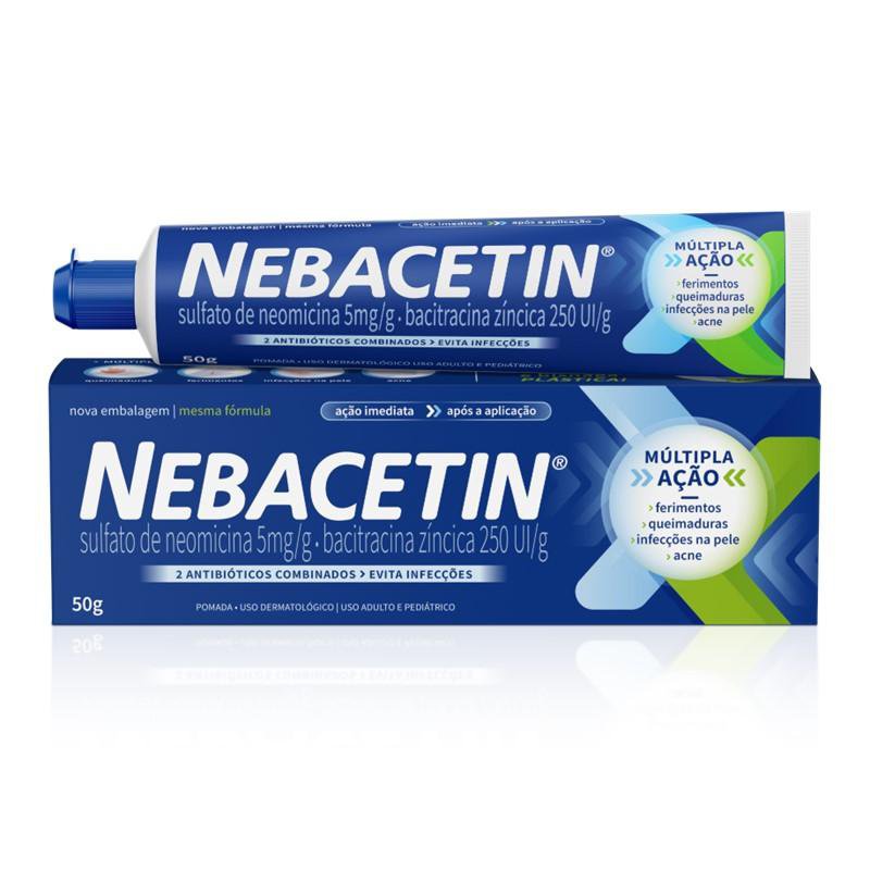 Nebacetin Pomada Para Machucados 50G