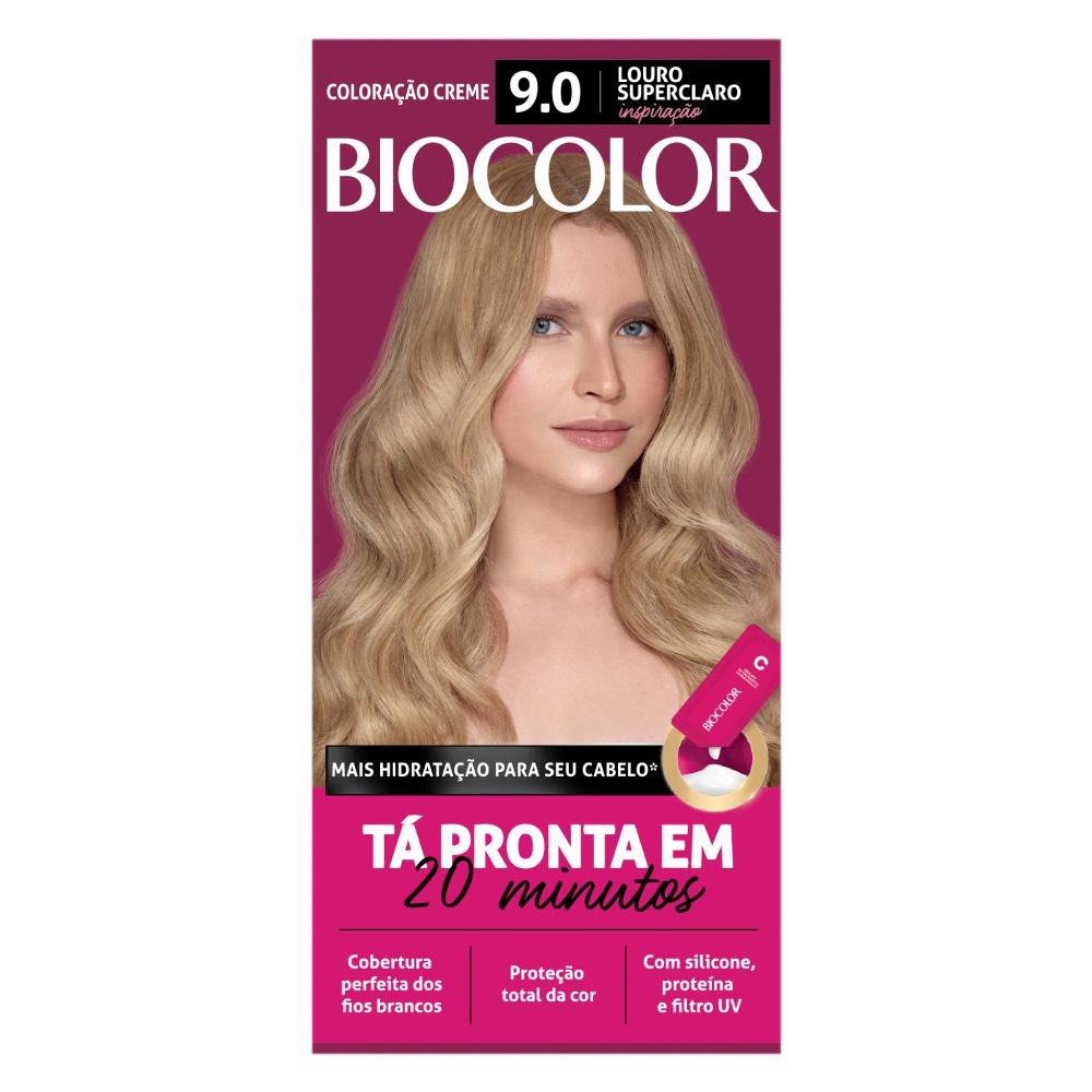 Tintura Cabelo Biocolor Louro Super Claro Inspiracao 9.0