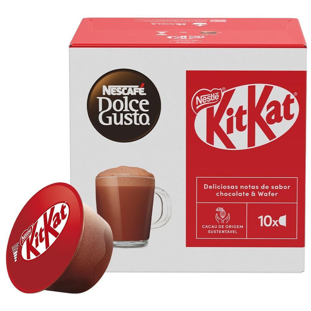 Cafe Em Capsula Nescafe Dolce Gusto Kitkat 10 Capsulas 170G