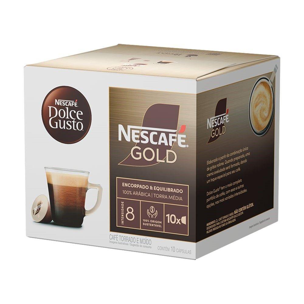 Cafe Em Capsula Dolce Gusto Gold Intensidade 8 - 10 Capsulas