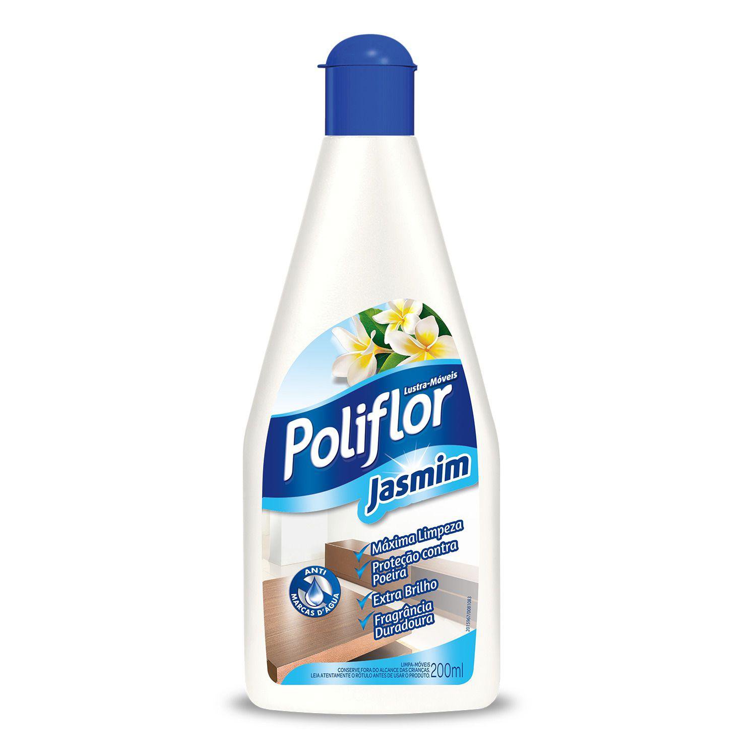 Lustra Moveis Poliflor Jasmim 200Ml