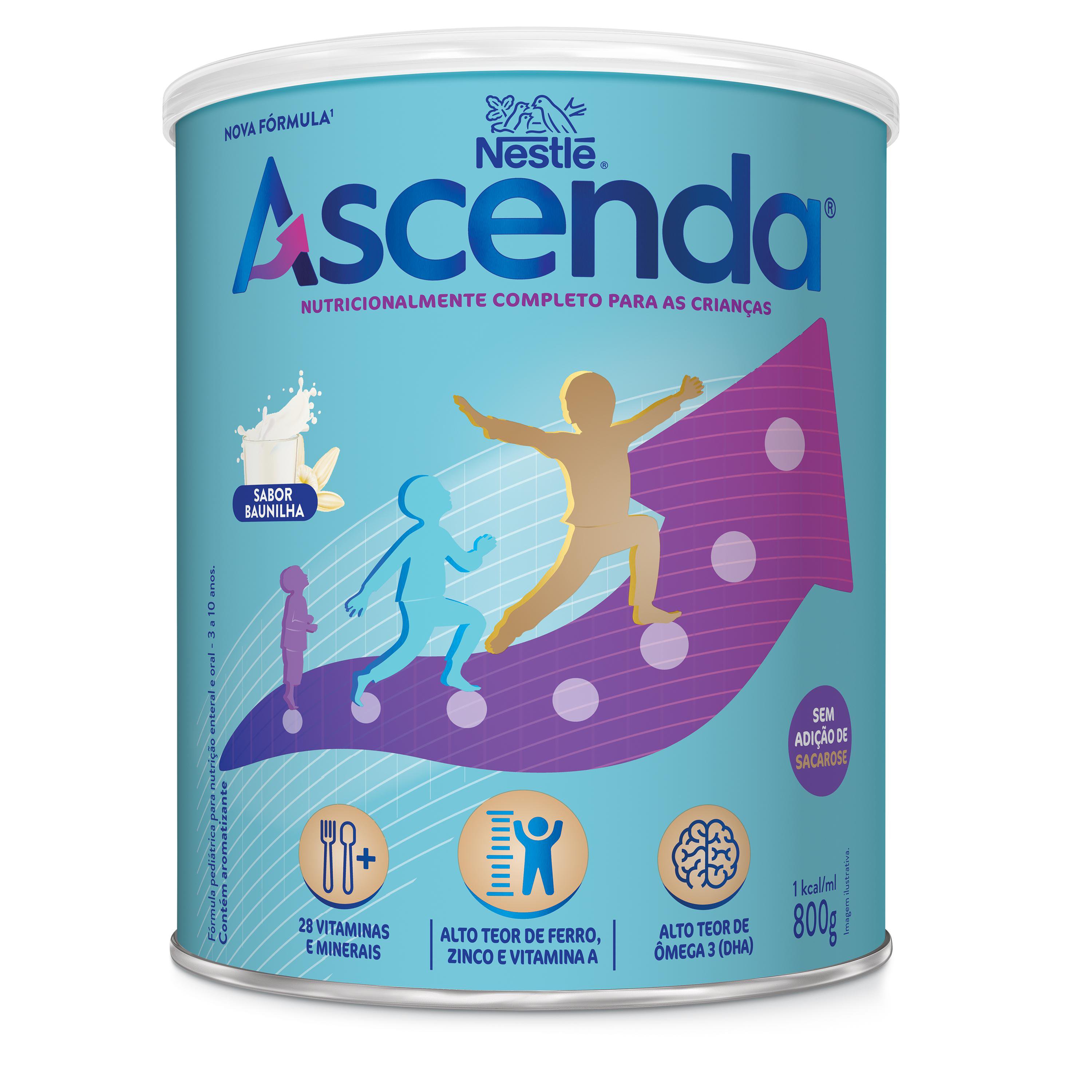 Suplemento Alimentar Infantil Ascenda Baunilha 800G  🔥🔥