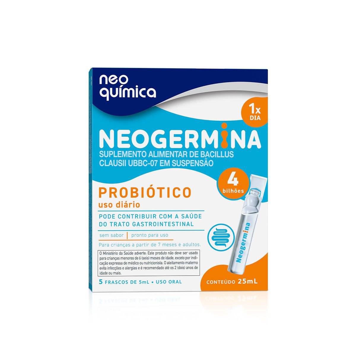 Probiotico Neo Quimica Neogermina 4 Bilhoes 5 Ml 10 Frascos