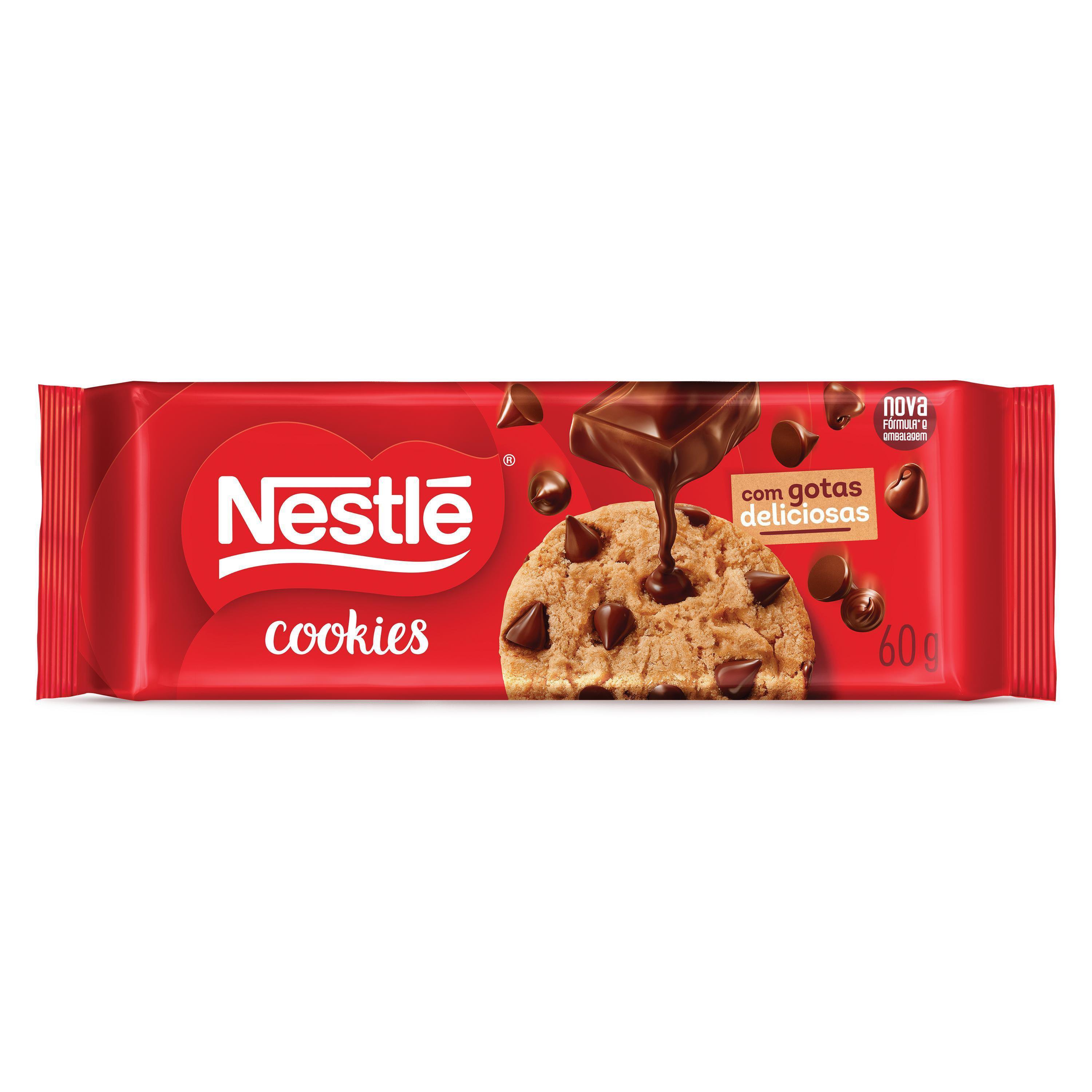 Cookie Classic Baunilha C/ Gotas Choc 52X60G