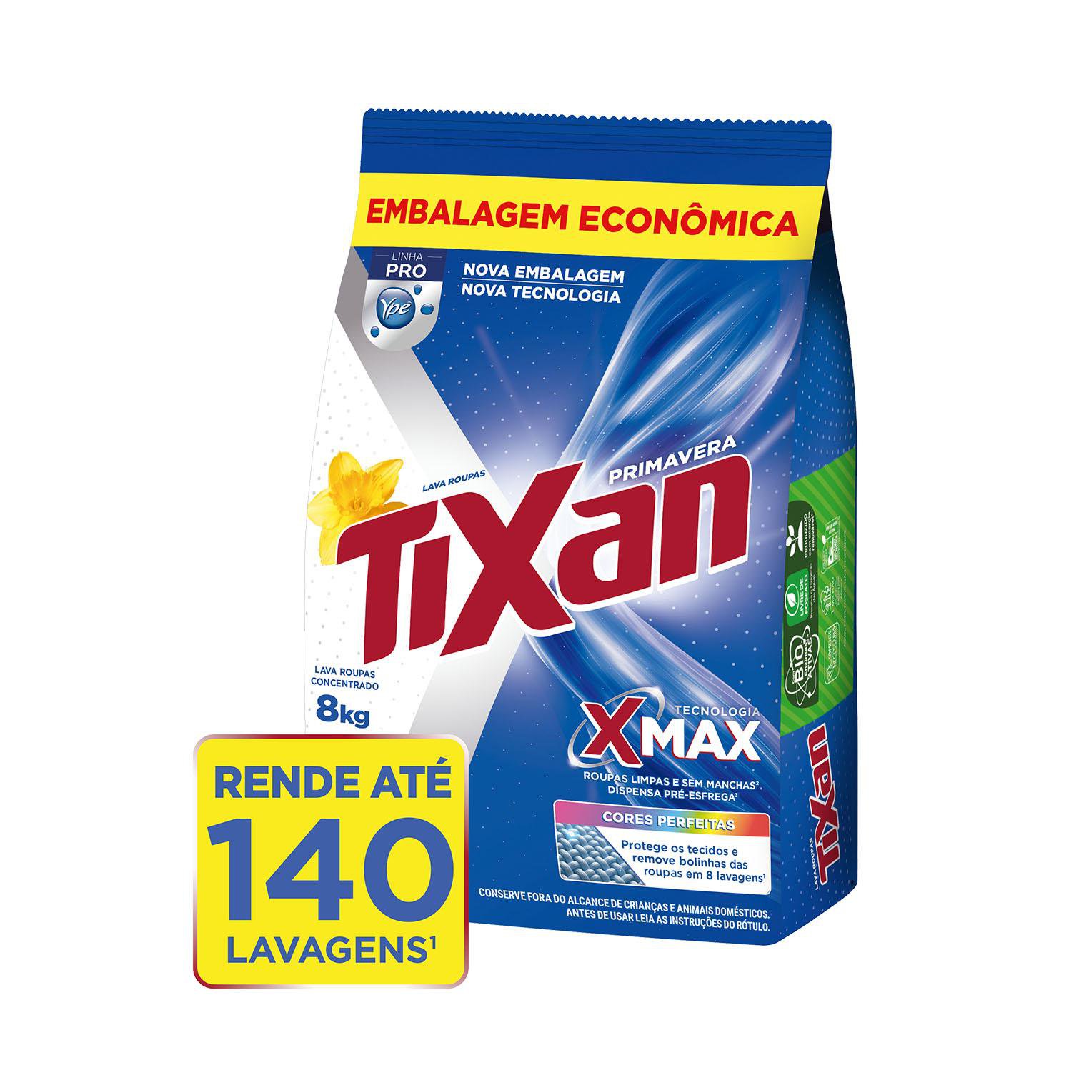 Sabao Em Po Tixan Ype Primavera Pro 8Kg Emb Economica
