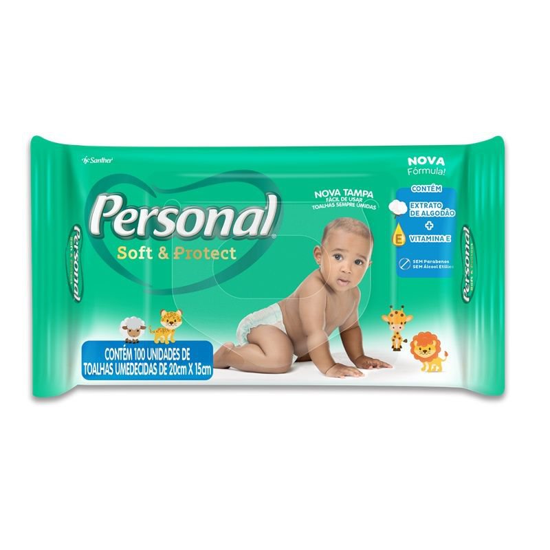 Personal Baby Toalhas Umedecidas C/ 50 Folhas