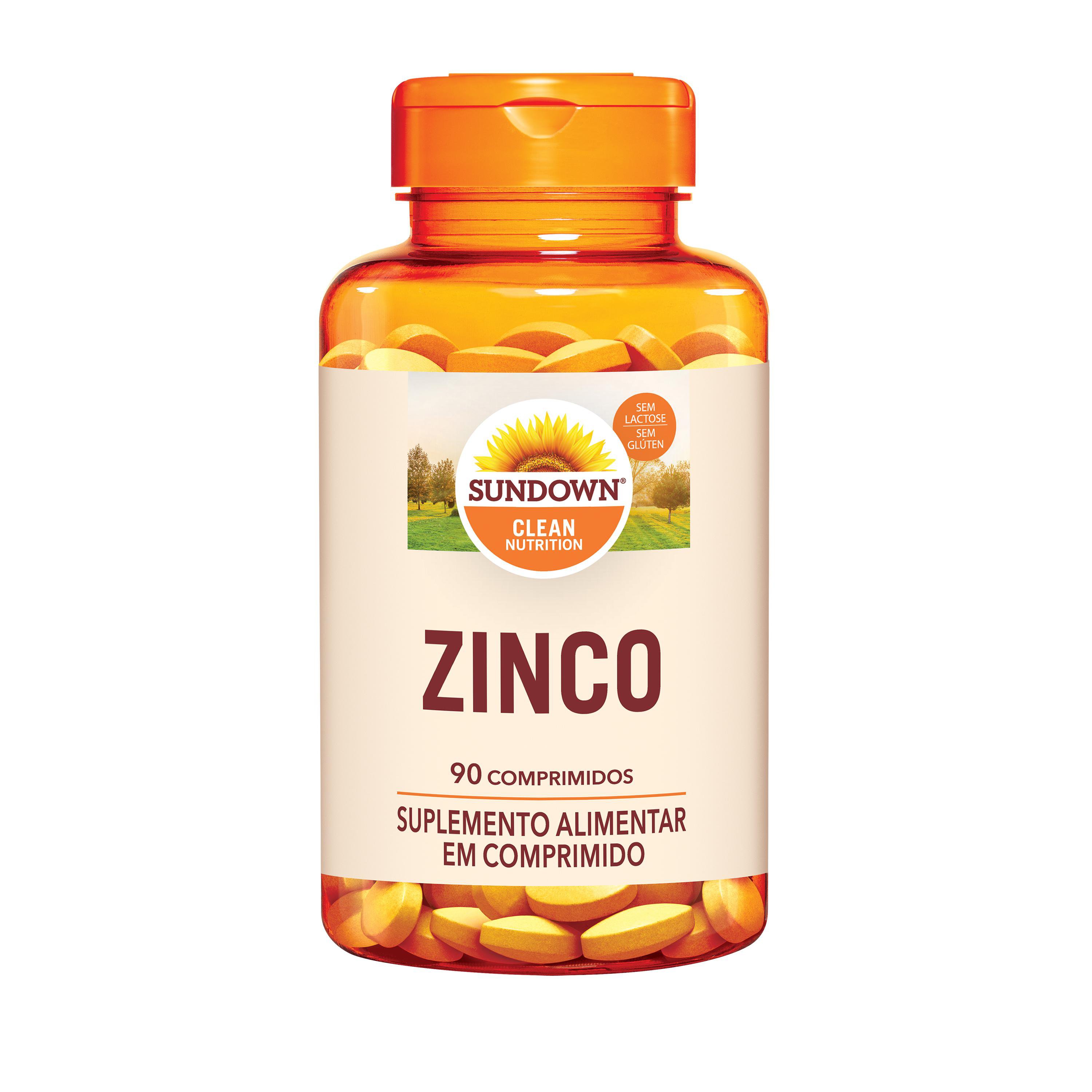 Suplemento Alimentar Sundown Zinco 7Mg 90 Comprimidos