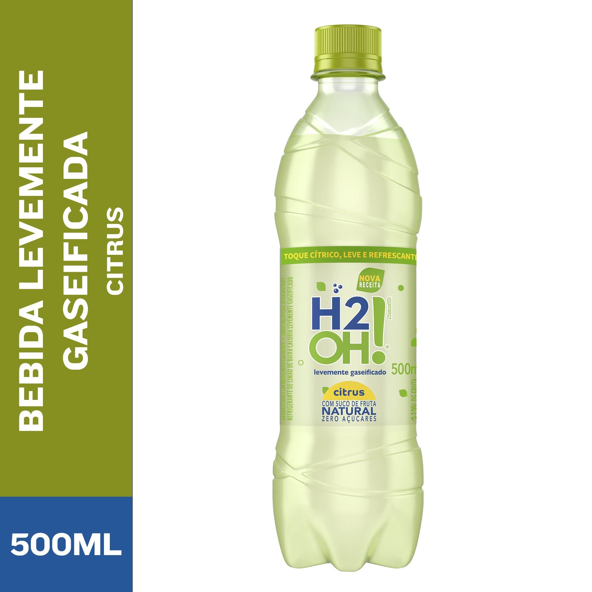 Refrig H2Oh Citrus 500Ml Garrafa