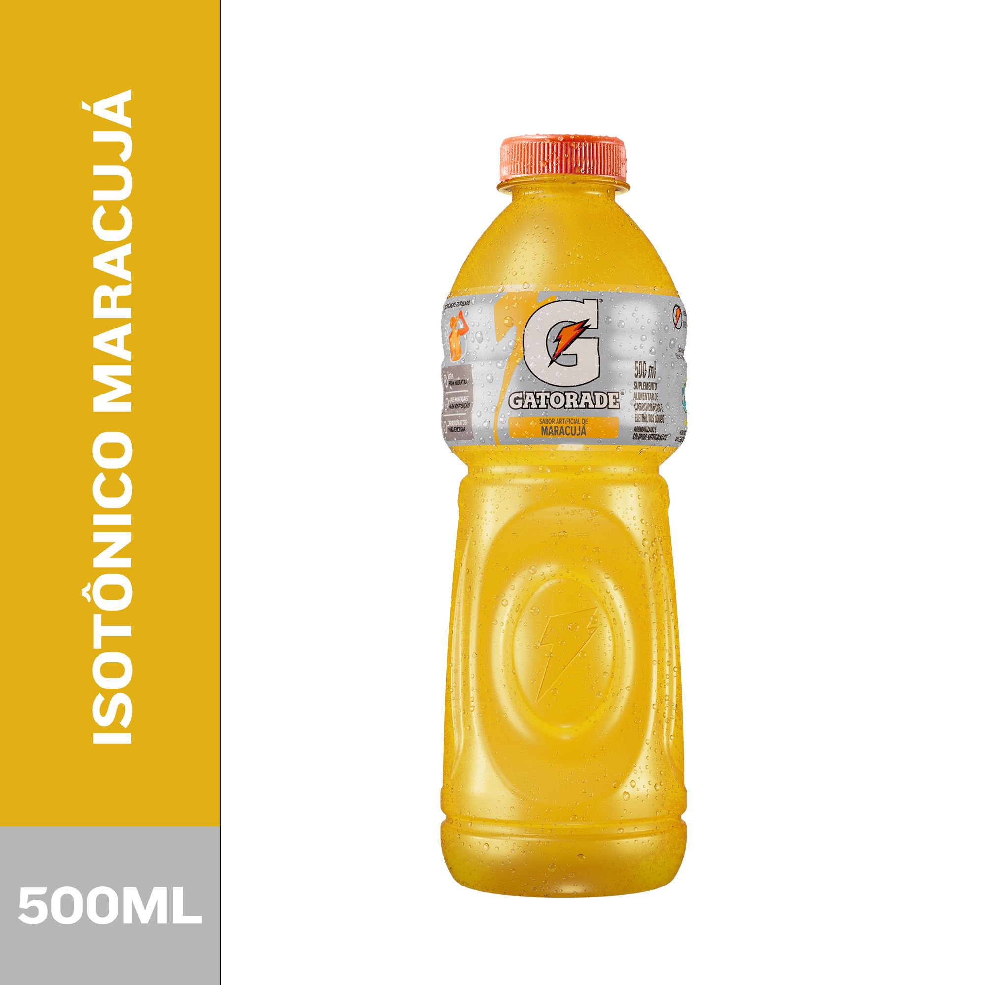 Isotonico Gatorade Maracuja 500Ml Garrafa