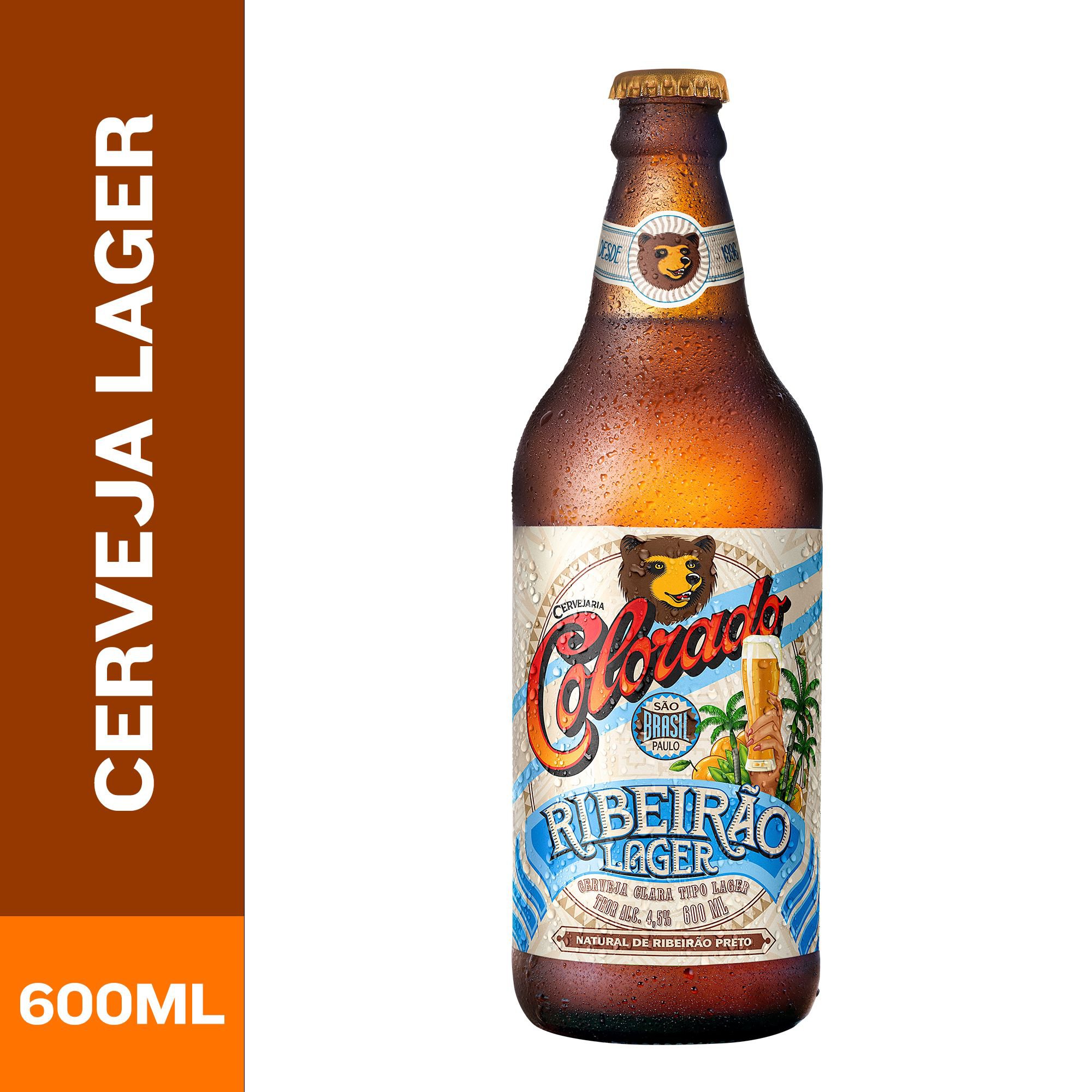Cerveja Colorado Ribeirao Lager, 600Ml, Garrafa