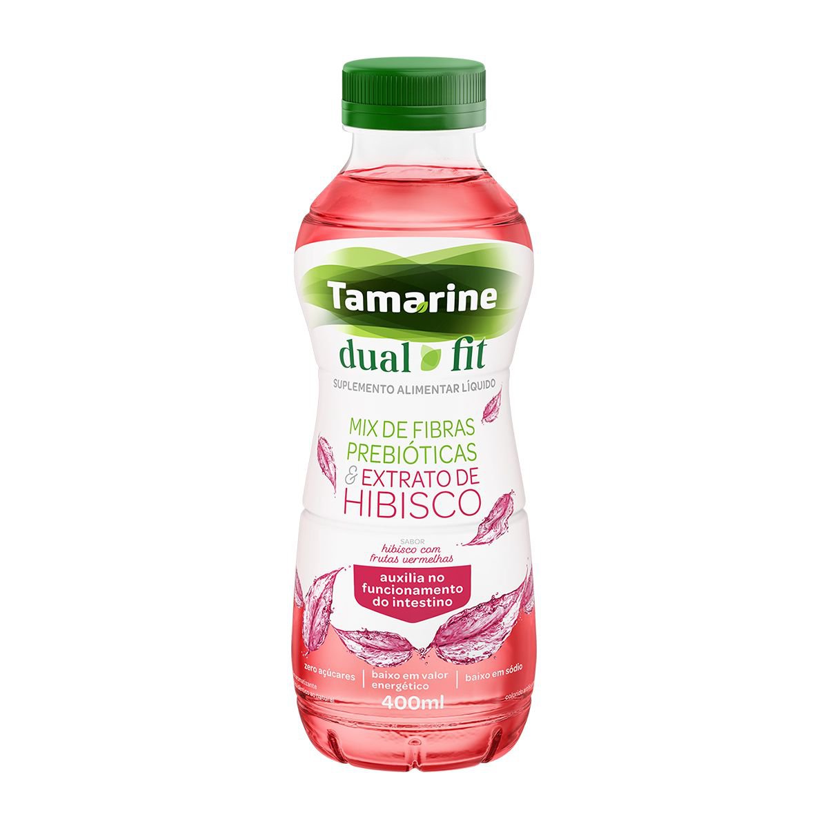 Suplemento Alimentar Liquido Tamarine Dual Sabor Hibisco C/ Frutas Vermelhas 400Ml