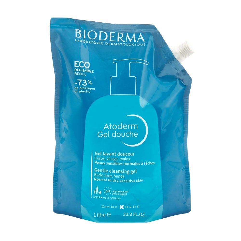 Gel Banho Antiressecamento Bioderma Atoderm Gel Douche 1L Refil