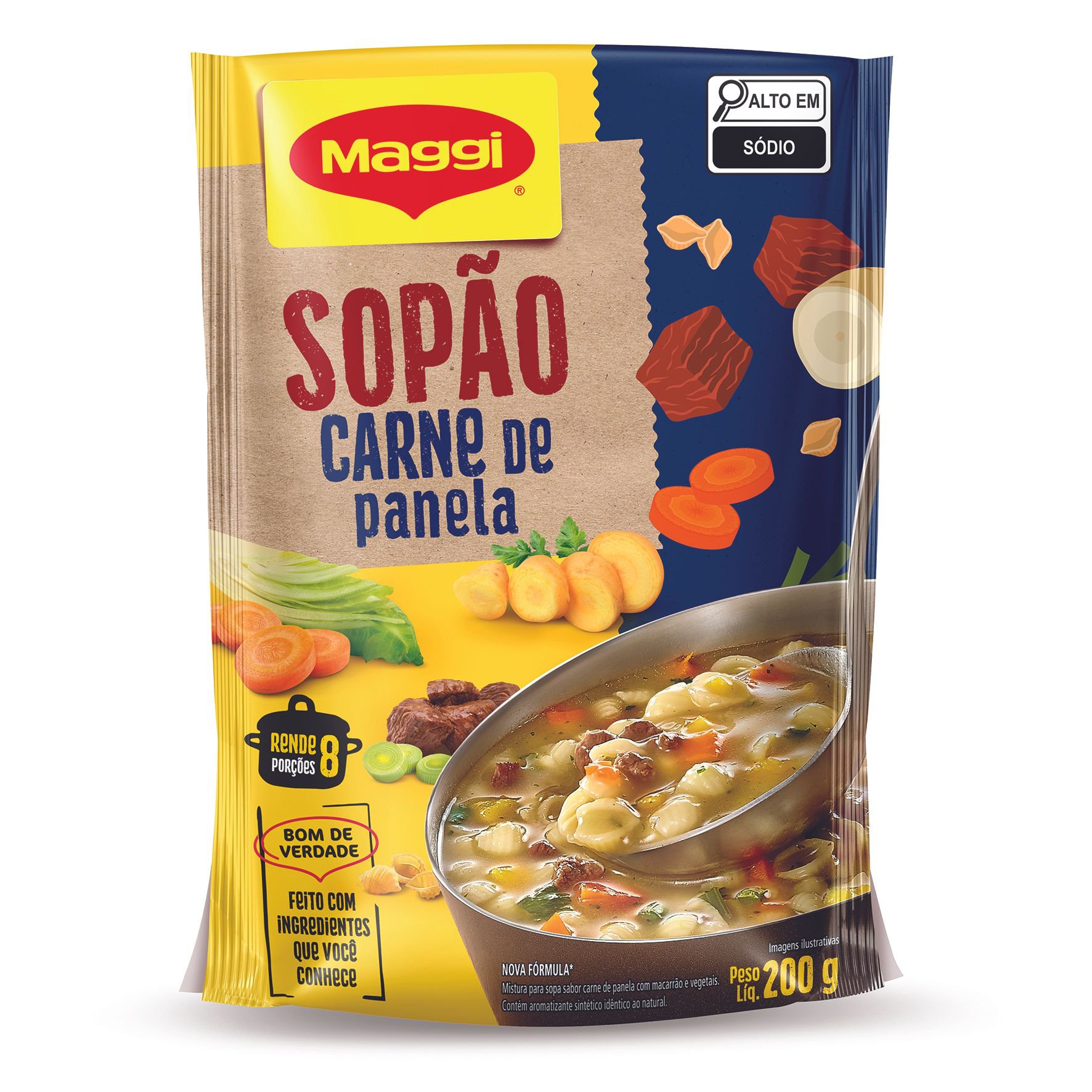 Sopao Maggi Carne Panela 200G
