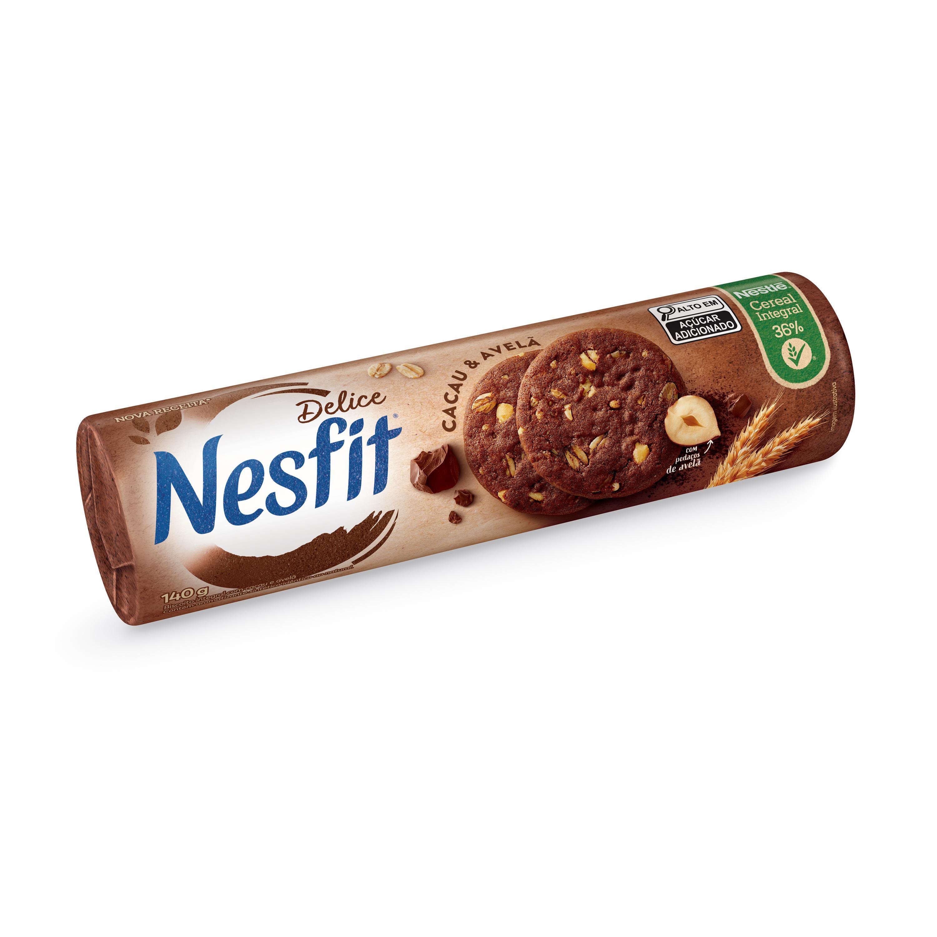 Biscoito Nesfit Delice Cacau E Avela 140G