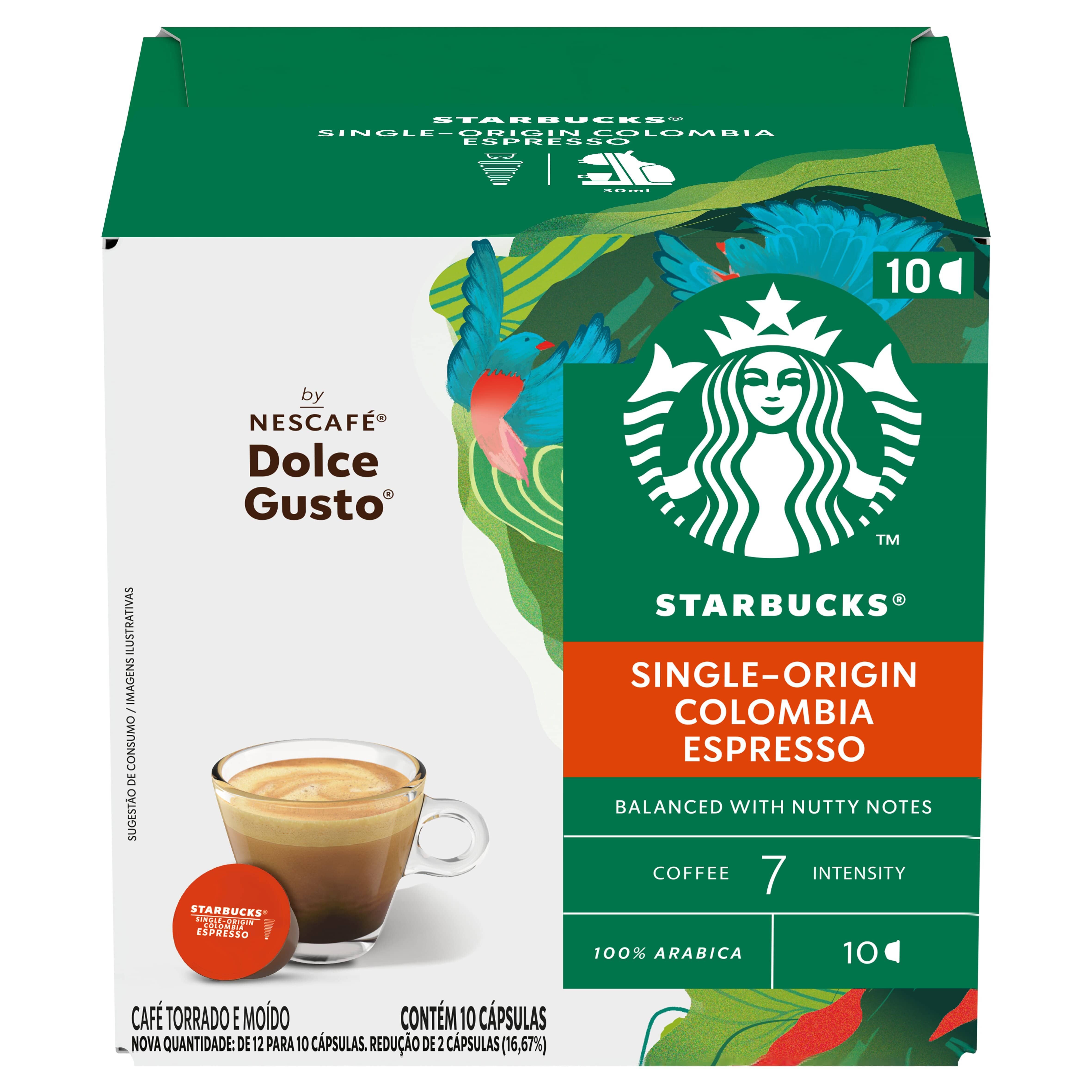 Starbucks® Espresso Colombia By Nescafe® Dolce Gusto® - 10 Capsulas