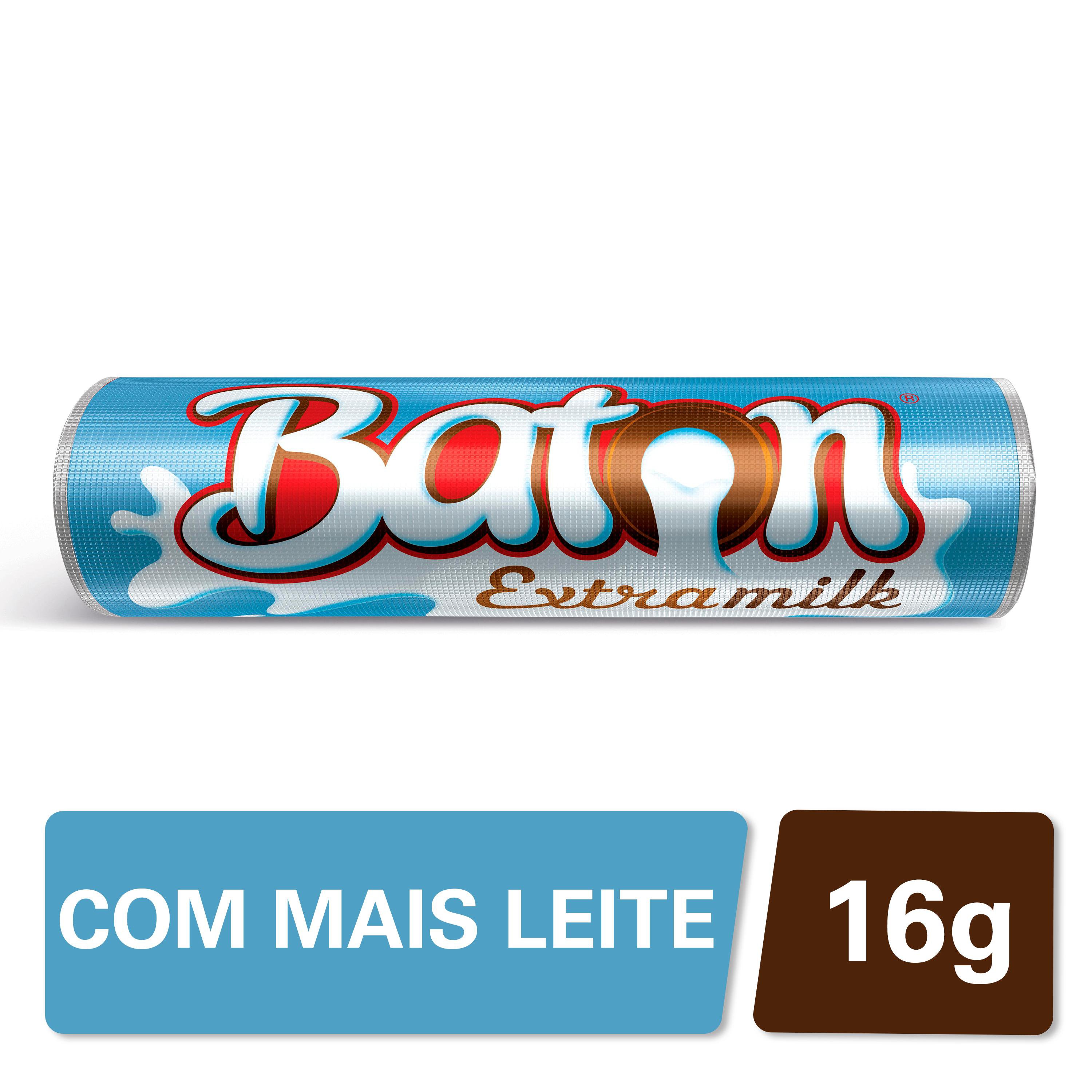 Choc Garoto Baton Recheado Extramilk 16G
